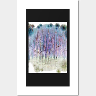 Light Blue Reeds-Available As Art Prints-Mugs,Cases,Duvets,T Shirts,Stickers,etc Posters and Art